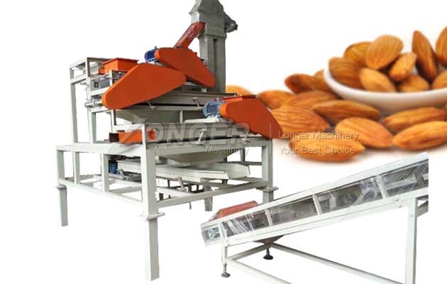 almond shell removing machine